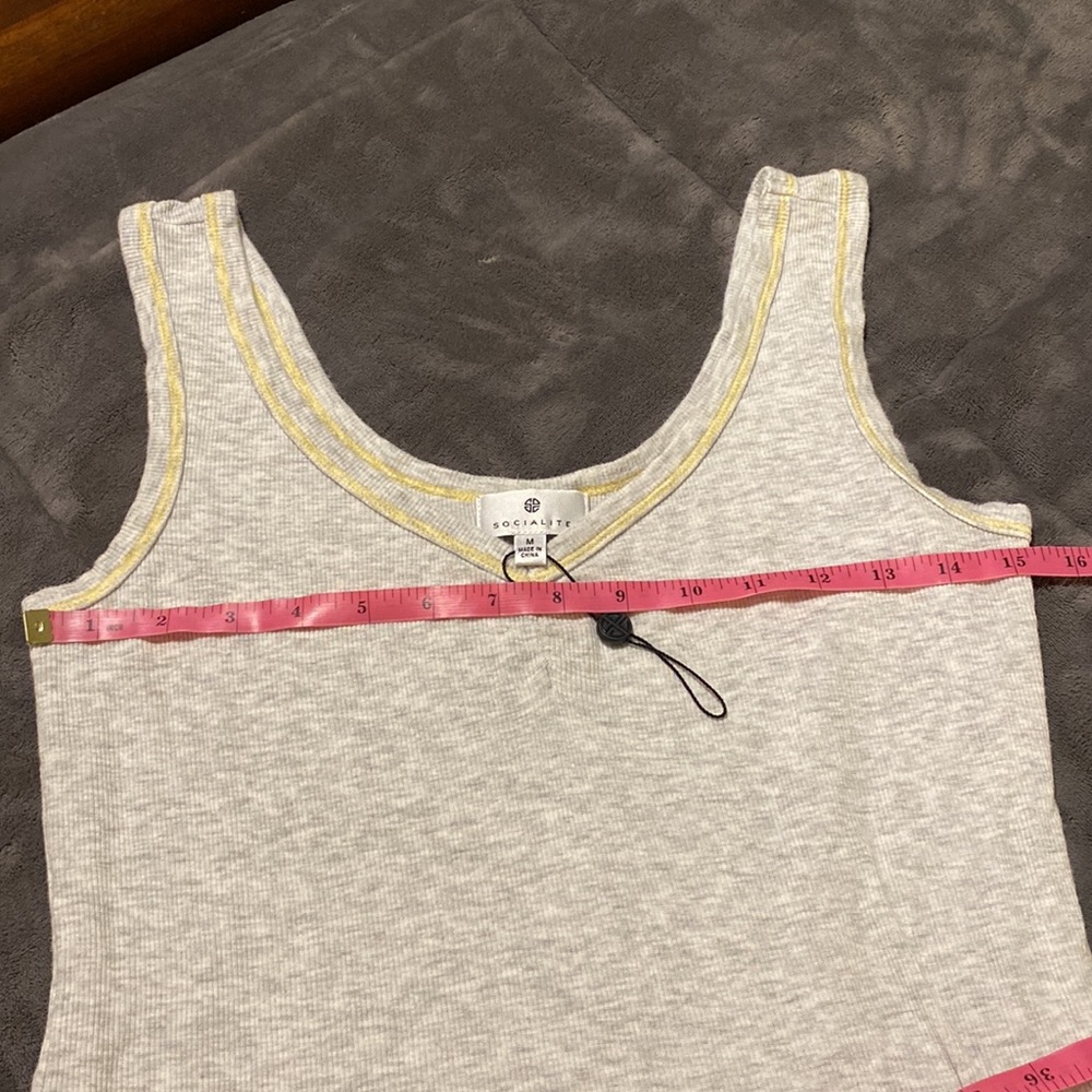 NWT Socialite Ribbed Tank Top - Picture 7 of 9